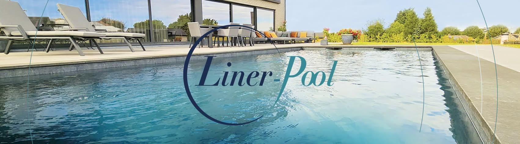 Piscine Liner-Pool avec logo